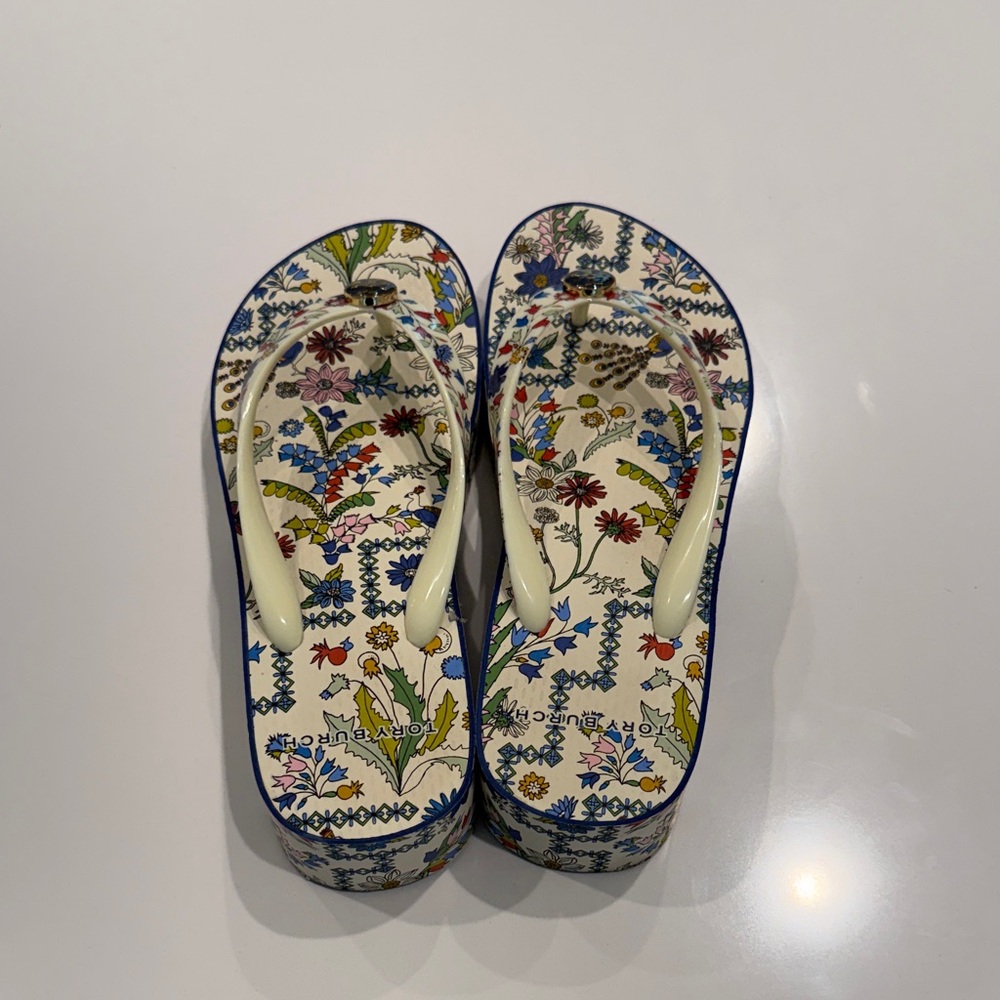 Tory Burch Multicolor Floral Sandals